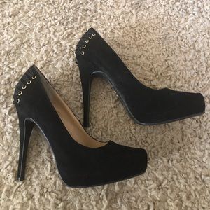 Black Platform heels